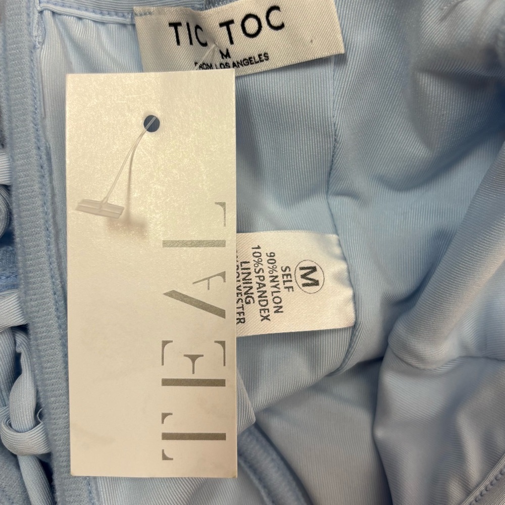 Tic Toc Legian Corset Baby Blue Lace Size Medium - Picture 4 of 7